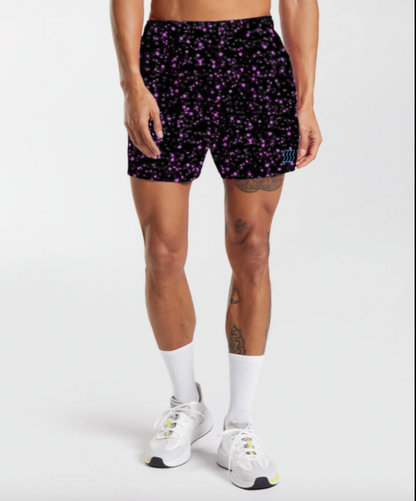 PURPLE SPEC SHORTS