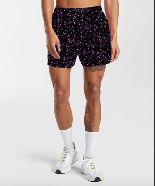 PURPLE SPEC SHORTS